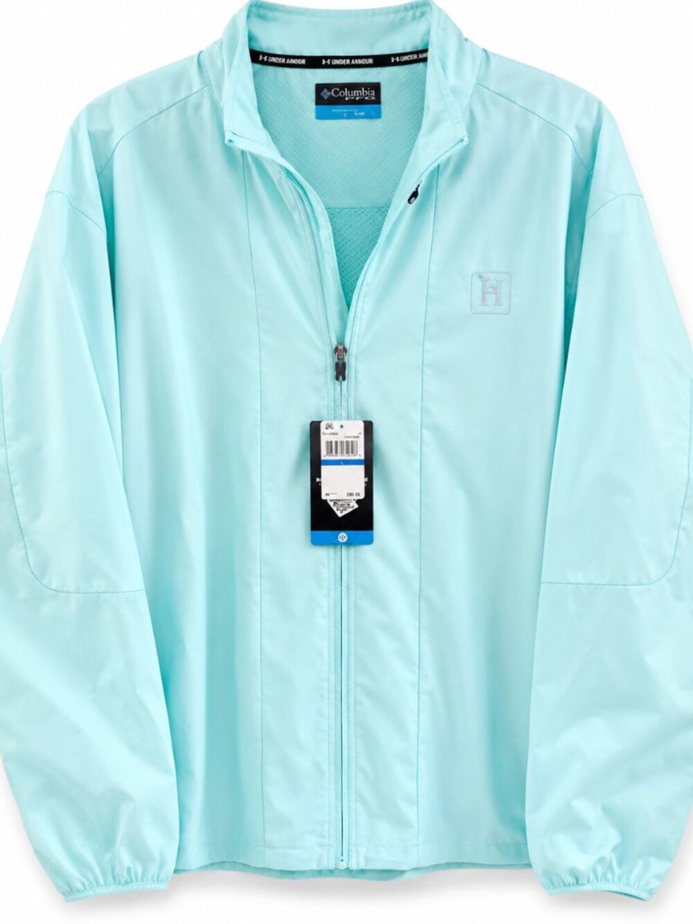 Sleek Teal Zip-Up Jacket – Lightweight Casual Outerwear